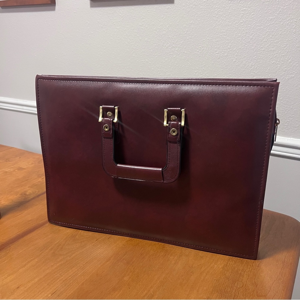 Burgundy Briefcase